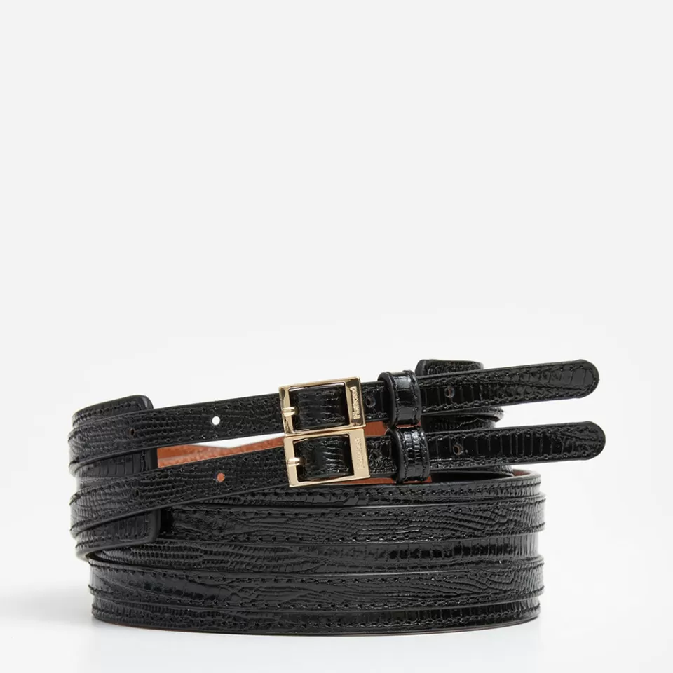 Flattered Emily Belt Lizzard Leather